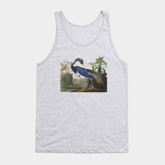 Audubons Louisiana Heron Tank Top by Dystopianpalace